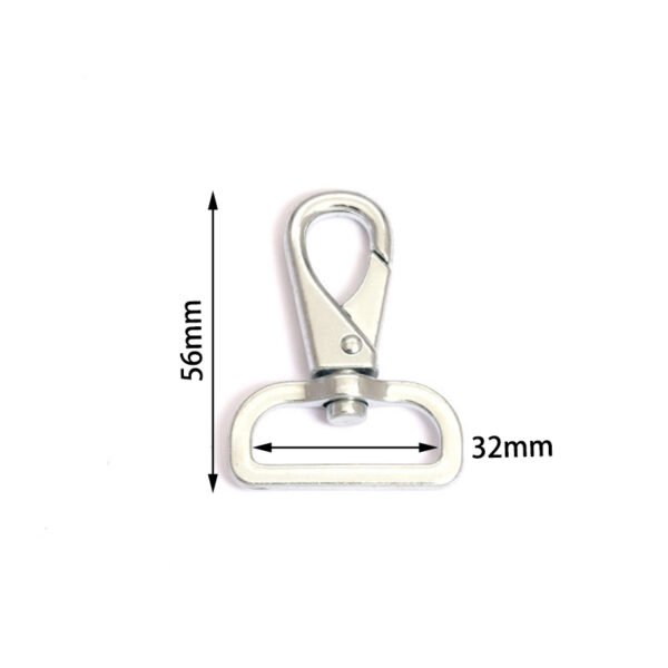 2-1/4" (56mm) | 1-1/4" (32mm) Thick | Metal D-Hook