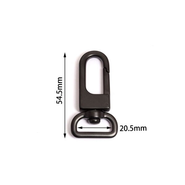 2-1/8" (54.5mm) | 13/16" (20.5mm) Thick | Metal D-Hook