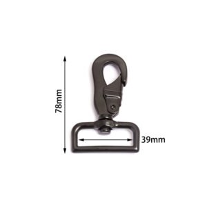 1-17/32" (39mm) | 3-1/16" (78mm) Length | Metal Square Hook