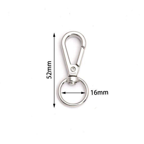 2-1/16" (52mm) | 5/8" (16mm) | Metal Round Hook