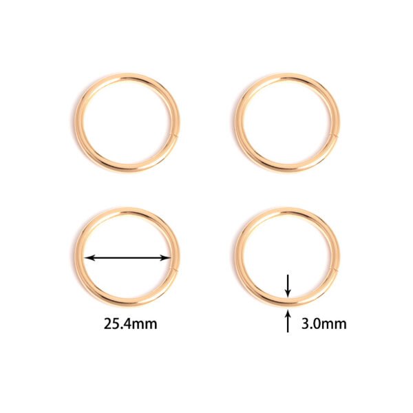 1" (25.4mm) | 1/8" (3.0mm) Thick | Metal O-Ring