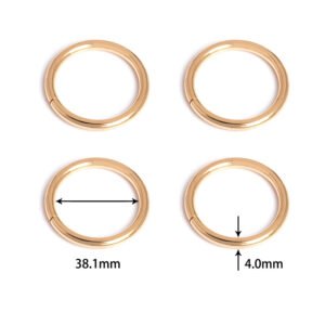 1-1/2" (38.1mm) | 5/32" (4.0mm) Thick | Metal O-Ring