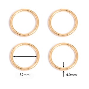 1-1/4" (32mm) | 5/32" (4.0mm) Thick | Metal O-Ring