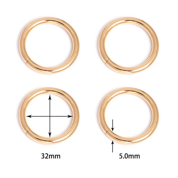 1-1/4" (32mm) | 3/16" (5.0mm) Thick | Metal O-Ring