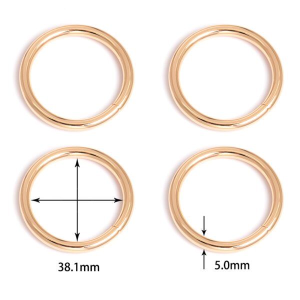 1-1/2" (38.1mm) | 3/16" (5.0mm) Thick | Metal O-Ring