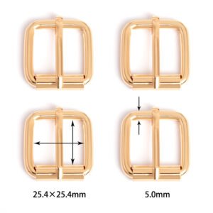 1" (25.4*25.4mm) | 13/64" (5.0mm) Thick | Metal Pin Buckle