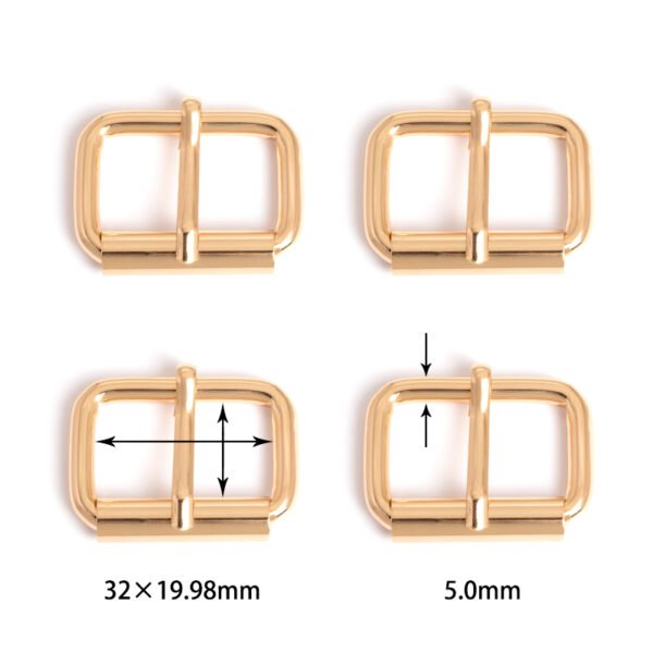 1-1/4" (32*19.98mm) | 13/64" (5.0mm) Thick | Metal Pin Buckle