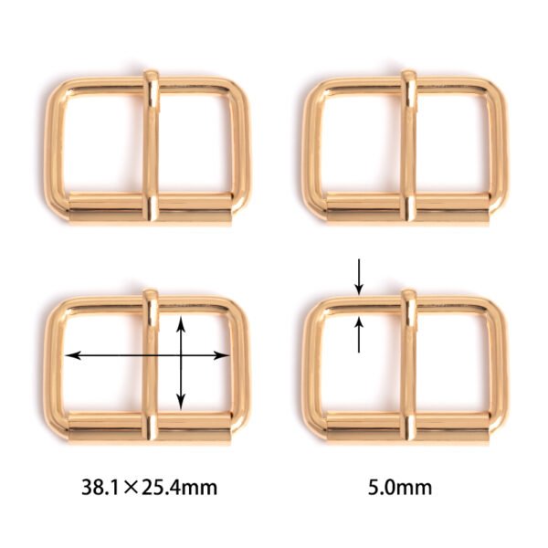 1-1/2" (38.1*25.4mm) | 13/64" (5.0mm) Thick | Metal Pin Buckle