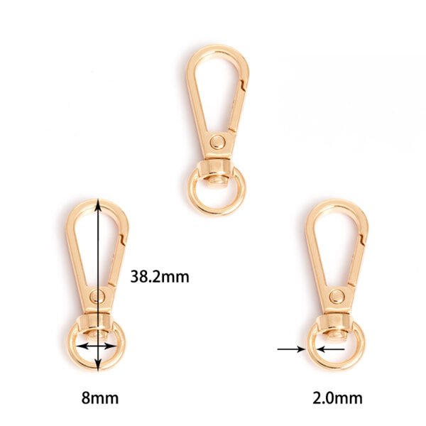 5/16" (8mm) Width | 1-1/2" (38.2mm) Length | Metal Round Hook