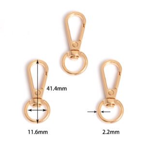 7/16" (11.6mm) | 1-5/8" (41.4mm) Length | Metal Round Hook