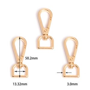 17/32" (13.32mm) Width | 1-31/32" (50.2mm) Length | Metal Square Hook