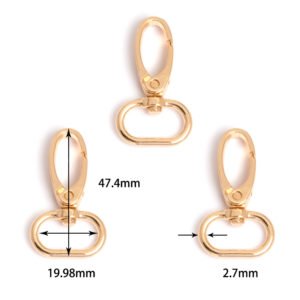 3/4" (19.98mm) | 1 7/8" (47.4mm) | Metal Oval Hook