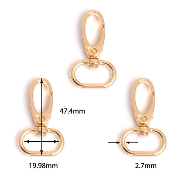 3/4" (19.98mm) | 1 7/8" (47.4mm) | Metal Oval Hook