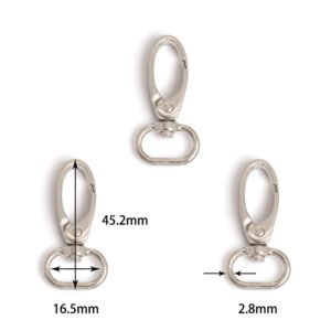 5/8" (16.5mm) | 1 3/4" (45.2mm) | Metal Oval Hook