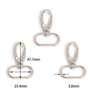 1" (25.4mm) | 1 7/8" (47.7mm) | Metal Oval Hook