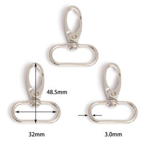 1 1/4" (32mm) | 1 15/16" (48.5mm) | Metal Oval Hook