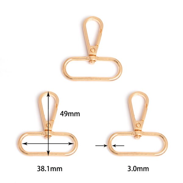 1 1/2" (38.1mm) | 1 15/16" (49mm) | Metal Oval Hook