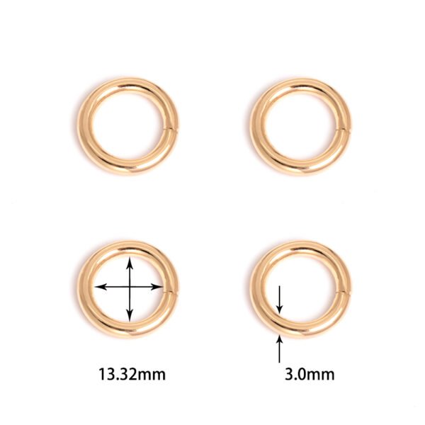 1/2" (13mm) | 1/8" (3.0mm) Thick | Metal O-Ring