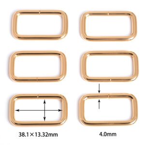 1-1/2" x 17/32" (38.1mm x 13.32mm) | 5/32" (4.0mm) Thick | Rectangular Ring