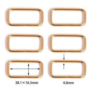 1-1/2" x 5/8" (38.1mm x 16.5mm) | 5/32" (4.0mm) Thick | Rectangular Ring