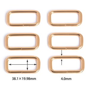 1-1/2" x 25/32" (38.1mm x 19.98mm) | 5/32" (4.0mm) Thick | Rectangular Ring