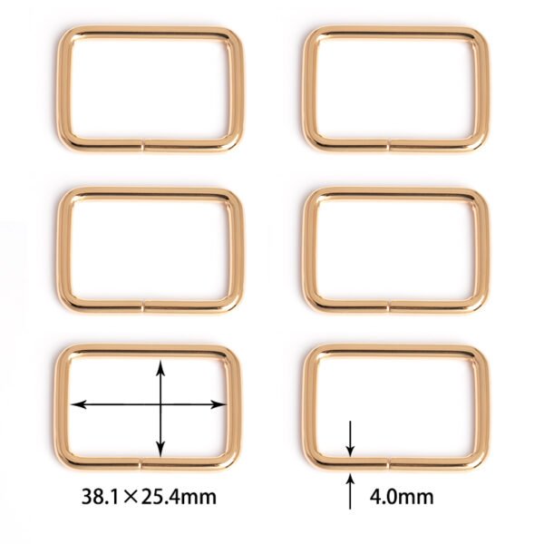 1-1/2" x 1" (38.1mm x 25.4mm) | 5/32" (4.0mm) Thick | Rectangular Ring