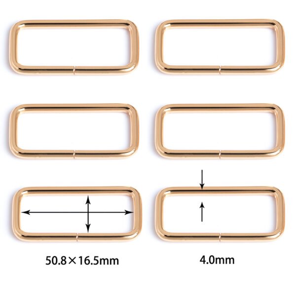 2" x 5/8" (50.8mm x 16.5mm) | 5/32" (4.0mm) Thick | Rectangular Ring