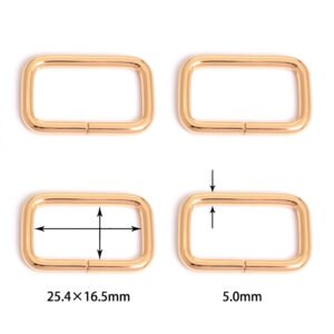 1" (25.4mm) x 5/8" (16.5mm) | 13/64" (5.0mm) Thick | Metal Rectangular Ring