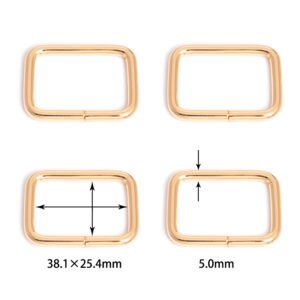 1 1/2" (38.1mm) x 1" (25.4mm) | 13/64" (5.0mm) Thick | Metal Rectangular Ring